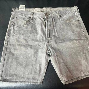 Light Wash Grey Denim Shorts